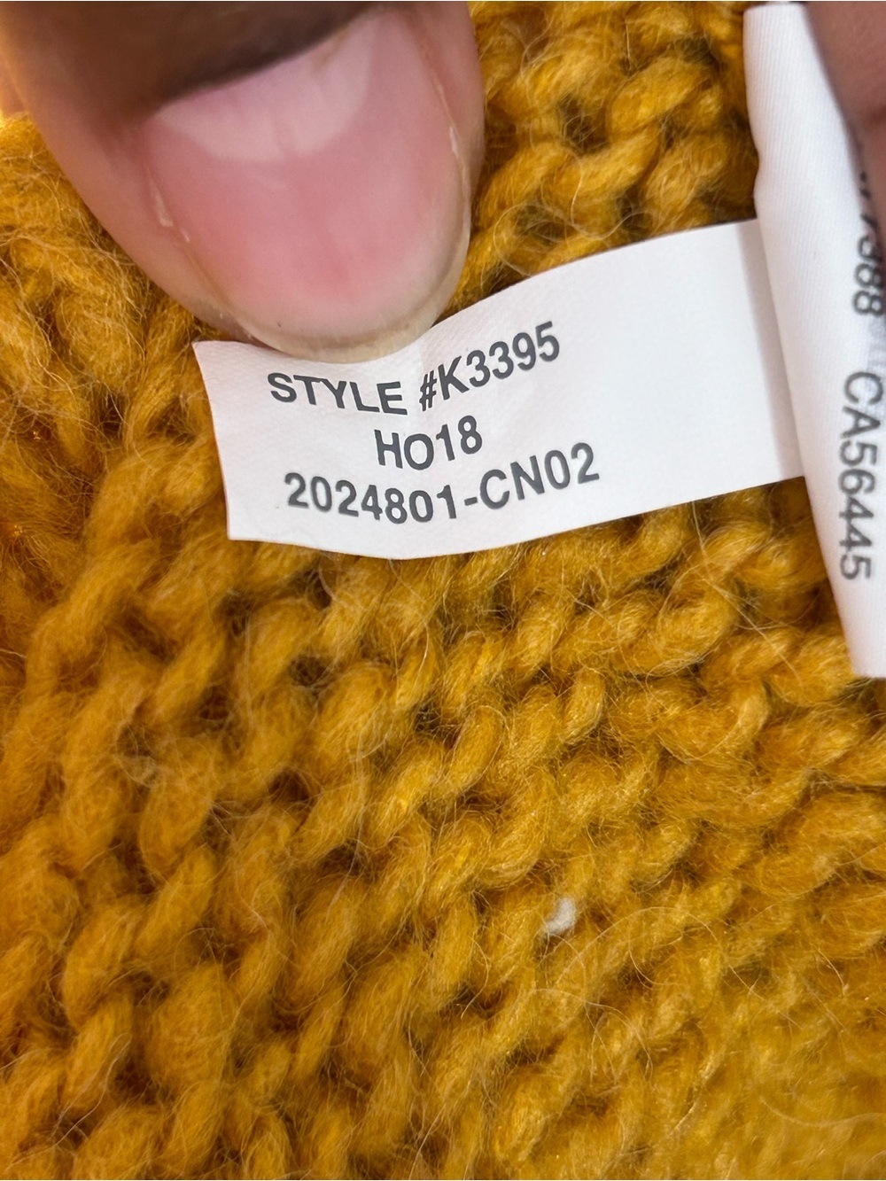 Madewell Balloon Sleeve V-Neck Pullover Sweater Mustard Yellow Alpaca Blend M - Picture 5 of 7